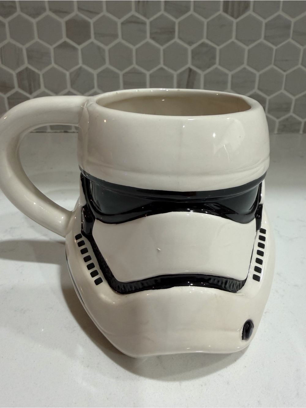 Star Wars White and Black Stormtrooper Helmet Mug with Handle